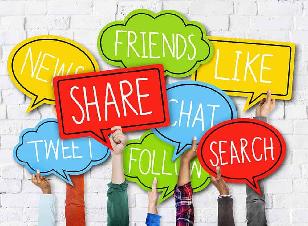 examples of social media responses used by people